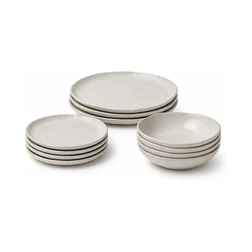 Shada Stoneware Dinner Set shown in a clean full product view