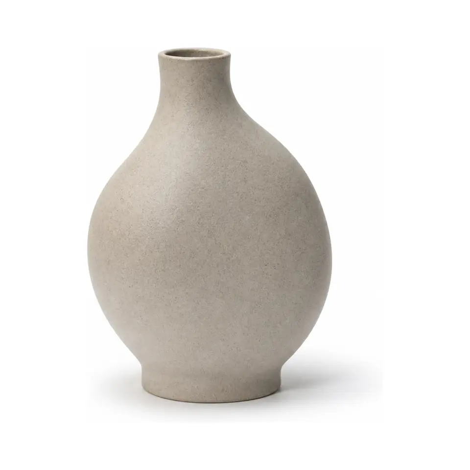 Noor Ceramic Vase shown in a clean full product view