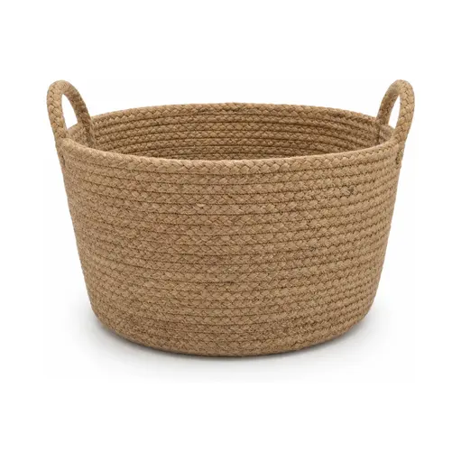 Jute Nest Storage Basket shown in a clean full product view