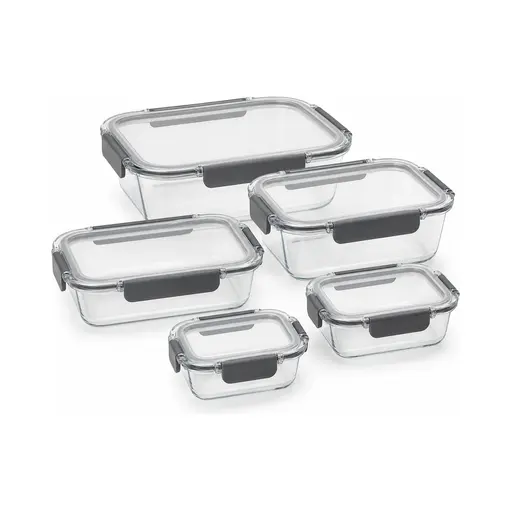 Press Glass Storage Set shown in a clean full product view